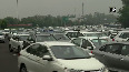 Heavy traffic at Delhi-G'gram border following heavy rain
