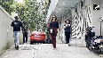 Saiee Manjrekar stuns in wine pants and sleek street style