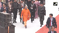 CM Yogi reached Ayodhya to attend Ram Lalas Pran Pratishtha Ceremony.