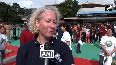 Great joy and privilege to join yoga day Australian Consul Gen Hilary McGeachy