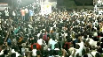 Eggs thrown at TPCC chief in Telangana during 'Haath Se Haath Jodo Yatra'