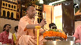 UP CM Yogi Adityanath perform rudra abhishek on the first day of holy month of sawan