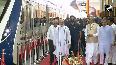 PM Modi flags off G'nagar-Mumbai Central Vande Bharat Express