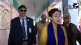 Delhi Polls 2025 Delhi CM and AAP Candidate Atishi casts her vote at ST. Xaviers school