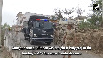 Police cavalcade with Atiq Ahmad enroute Sabarmati Central Jail in Gujarat