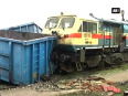 Goods train derails in jharkhand