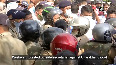 Watch NSUI workers enter into scuffle with police in Dehradun.mp4