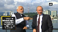 Watch PM Modi takes his informal ride on yacht with President Putin