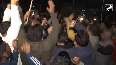 Supporters chant Modi Modi outside J&K Assembly as BJP wins one seat in Jammu Kashmir RS polls