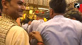 Arvind Kejriwal visits Hanuman Mandir in Connaught Place