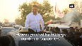 Supporters greet Kamal Haasan in Erode