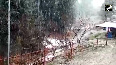 Mandhol village in Shimla receives fresh snowfall