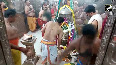 Madhya Pradesh Bhasma Aarti performed at Ujjains Mahakaleshwar Jyotirlinga Temple