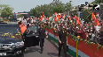 PM Modi's road show in Vadodara for the first time after Operation Sindoor, women power honoured him