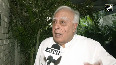 Rajya Sabha MP Kapil Sibal targeted the government on Manipur issue