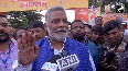 Pappu Yadav leans in says something to PM Modi that makes him smile wonder what Purnia MP said