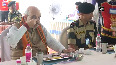 Amit Shah eats lunch with BSF Jawans in West Bengal