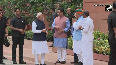 PM Modi arrives for the Monsoon Session of Parliament