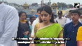 Janhvi visits Tirumala Temple in Tirupati