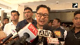 They have been creating a ruckus Kiren Rijiju slams INDIA bloc over Parl disruption