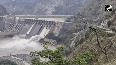 Several gates of Baglihar and Salal dam opened, water released from Chenab river, video surfaced