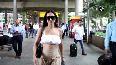 Malaika spotted at Mumbai airport
