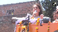 Priyanka Gandhi holds roadshow in Amethi 