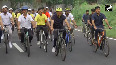 Sports Minister Mansukh Mandaviya participates in IOC Global  Lets Move campaign