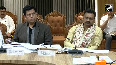 UP CM Yogi Adityanath chairs review meeting with officials & public representatives at Circuit House