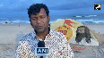 Sudarsan Pattnaik commemorates 100 years of RSS in Puri with stunning sand art