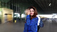 Raveena Tandon flaunts her beauty at Mumbai airport