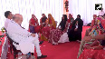 Union Home Minister Amit Shah Interacts with women dairy producers in Agthala village