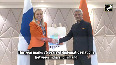 Finland Foreign Minister Elina Valtonen meets EAM Dr S Jaishankar in Delhi