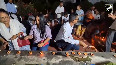 Fans pay emotional tribute to singer Zubeen Garg with candle march in Jorhat