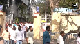 Congress Students Union lodges protest at Jadavpur University demanding Student Union elections in West Bengal