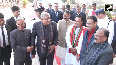 Rajasthan CM Bhajanlal Sharma welcomes Vice President Jagdeep Dhankhar in Jaipur