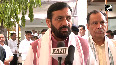 Haryana CM Nayab Saini meets family of Vijay Rupani in Gujarats Gandhinagar