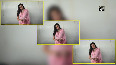 Nora Fatehi looks beautiful in a pink saree
