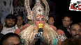 Before the election results, Congress worker assumed the form of Hanuman ji, raised slogans of Jai Shri Ram