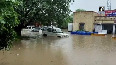Nagod police station flooded due to heavy rainfall.mp4