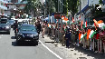 PM Modi holds mega road show in Arunachal's Itanagar
