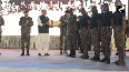 Union Defence Minister Rajnath Singh celebrates Vijaya Dashmi with Indian Army personnel in Bhuj, a day ahead of Dussehra
