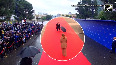 Watch: Albanian PM puts aside his umbrella, kneels in front of Georgina Meloni