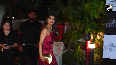 Akansha Puri added glamour to her party look