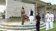 Rajnath Singh visits Kranji War Memorial in Singapore
