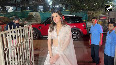 Bollywood actor Diana Pentys shimmery rose gold lehenga look steals show at Diwali party