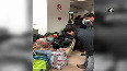Watch: Scindia interacts with Indian students at Bucharest Airport