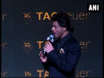 Shahrukh khan launches tag heuer s golden carrera watch collection