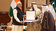 PM Modi conferred with The Order of Mubarak the Great by KuwaitAmir Sheikh Meshal Al-Ahmad