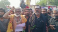 Lord Ayyappa devotees stage protest against Bairi Nareshs derogative remark